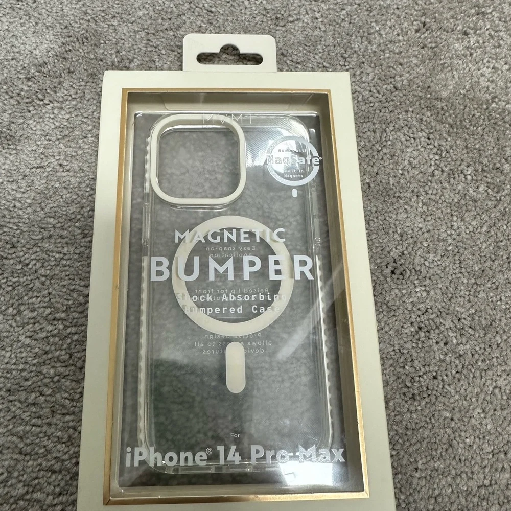 MVMT Magnetic Bumper Case for iPhone 14 Pro Max - Clear